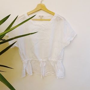 Cloth and Stone linen shirt by Anthropology small